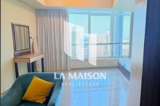 Spacious Studio| Fully Furnished| Stunning Sea View