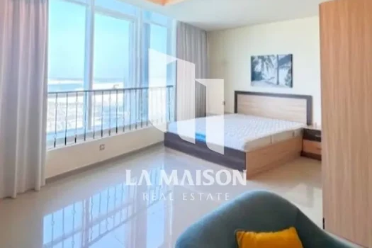 Spacious Studio| Fully Furnished| Stunning Sea View