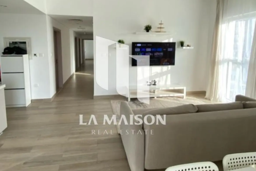 Spacious 3 BR | Furnished Unit | Sea World View